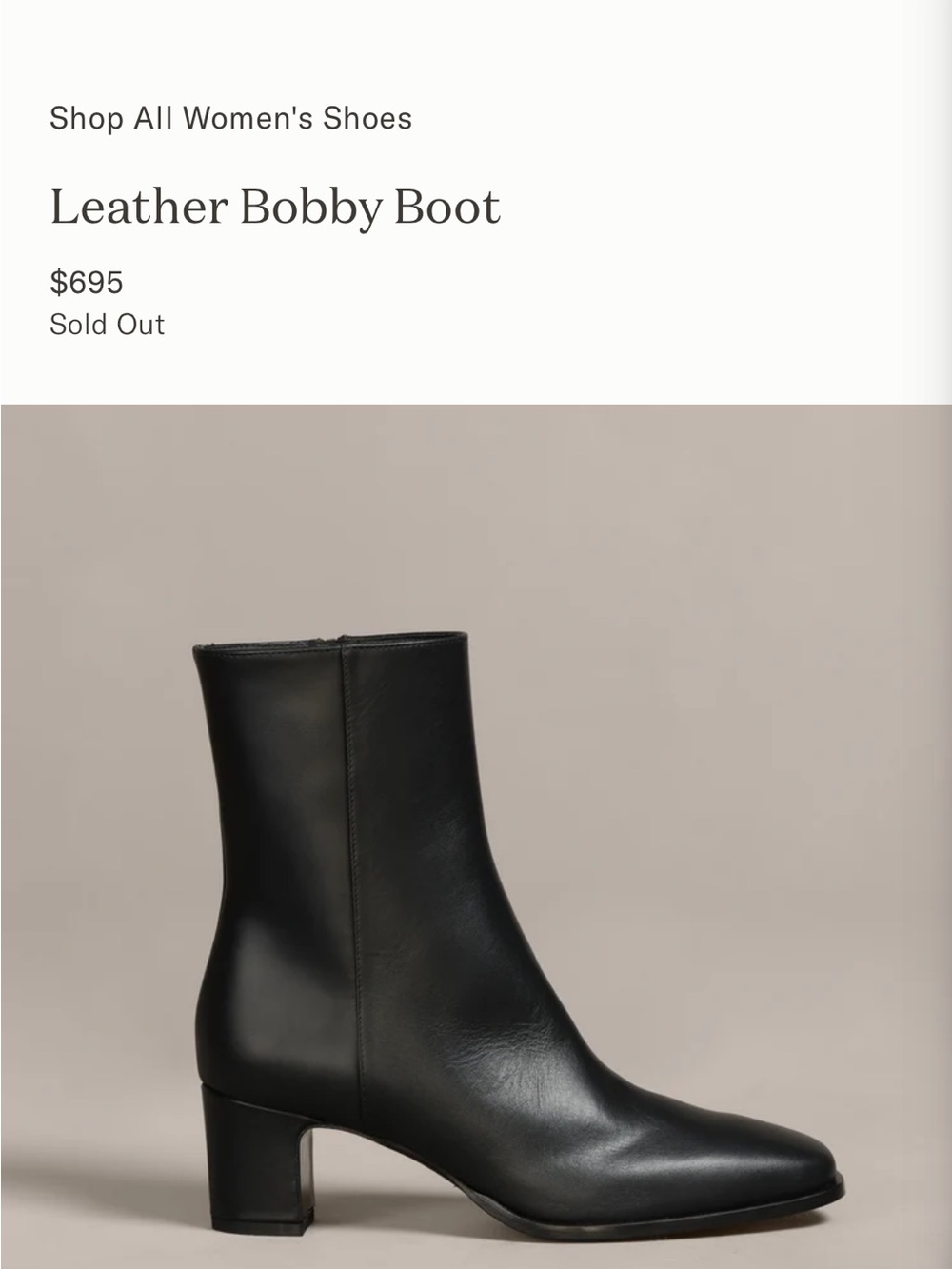 Jenni Kayne Leather Bobby Boot